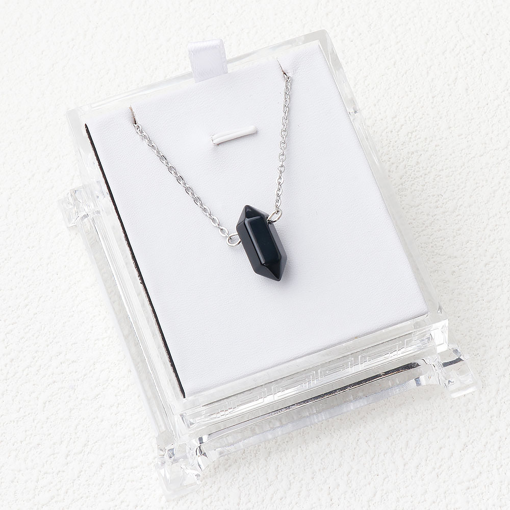 Black Obsidian With chain