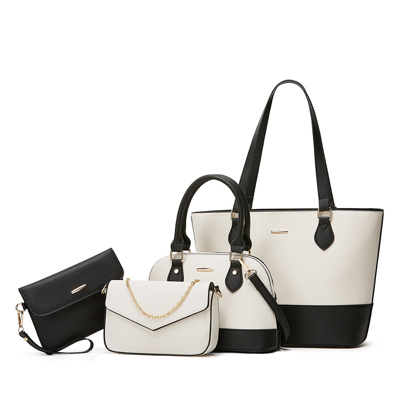 White with Black