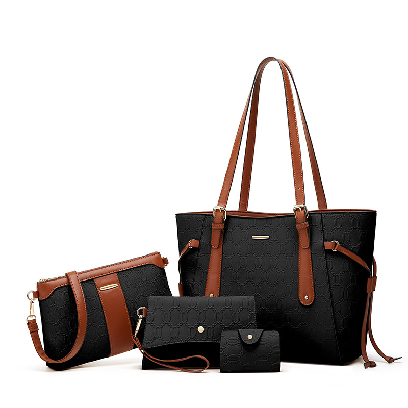 Black with brown