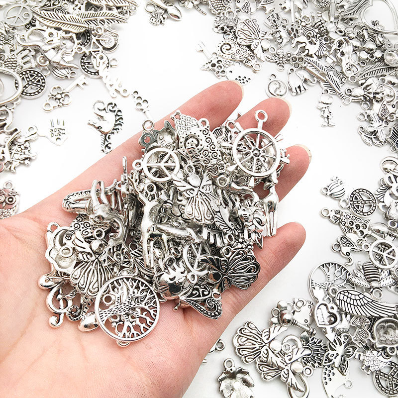 2:antique  silver random 100