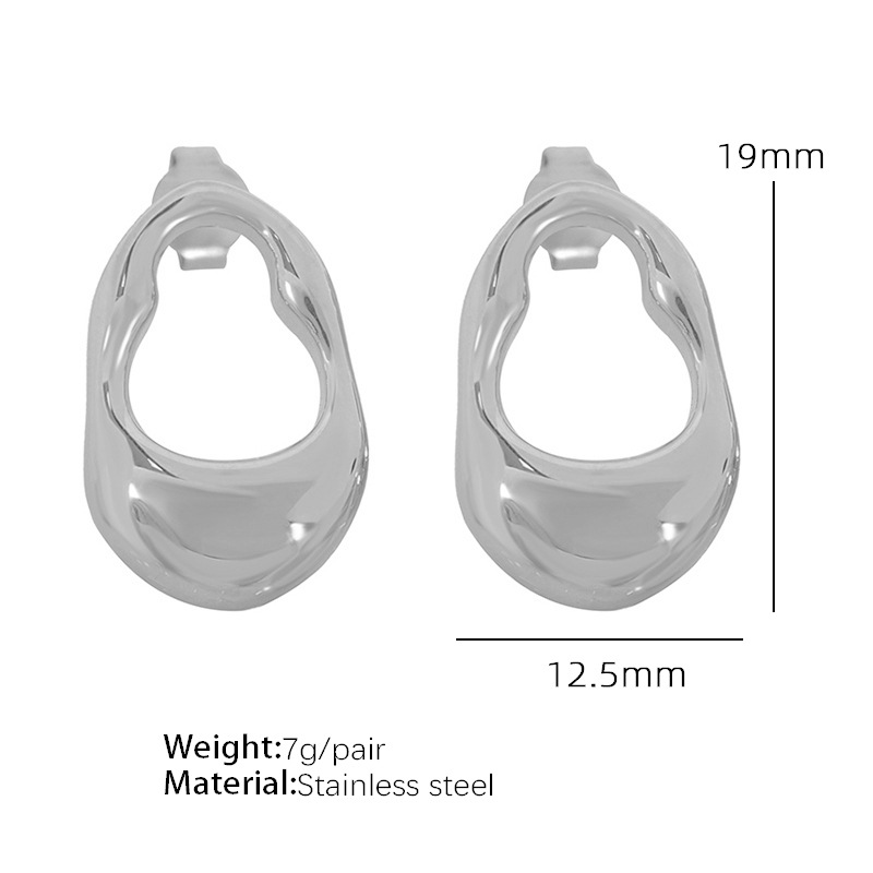 2:EH157 steel earrings