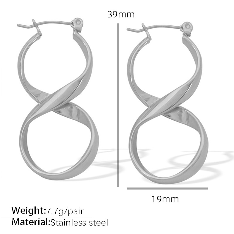 1:EH167 steel earrings