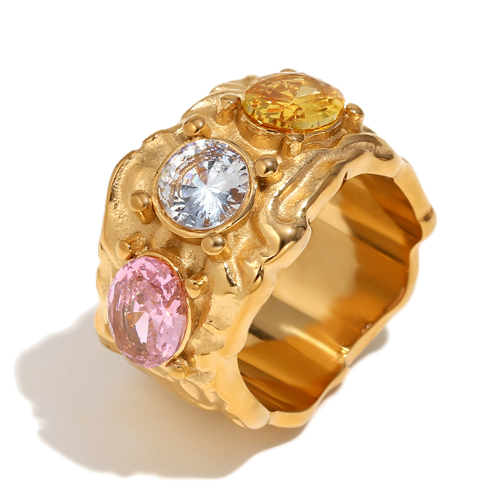 6:6 ring-golden color-no. 7