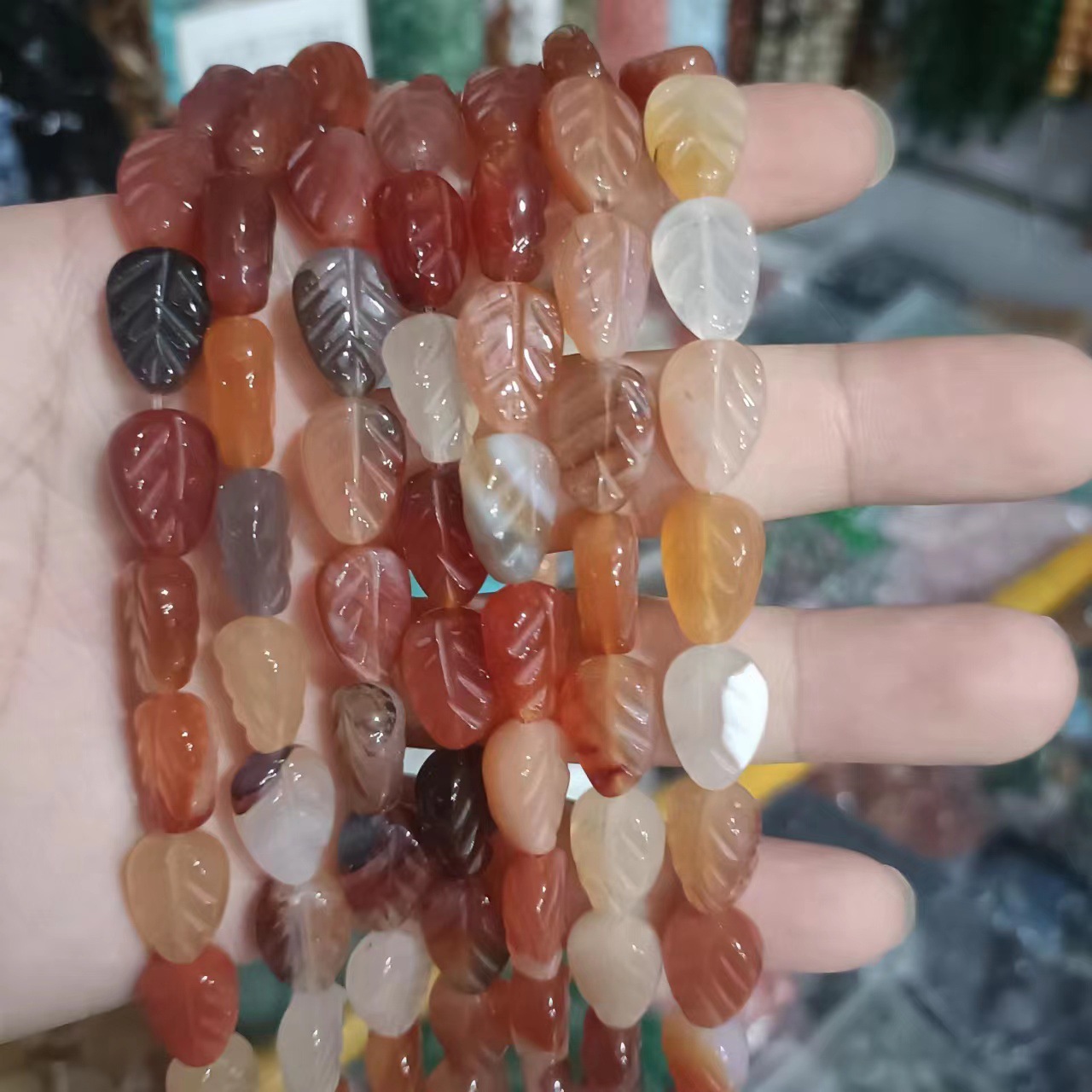 7 Agate rouge