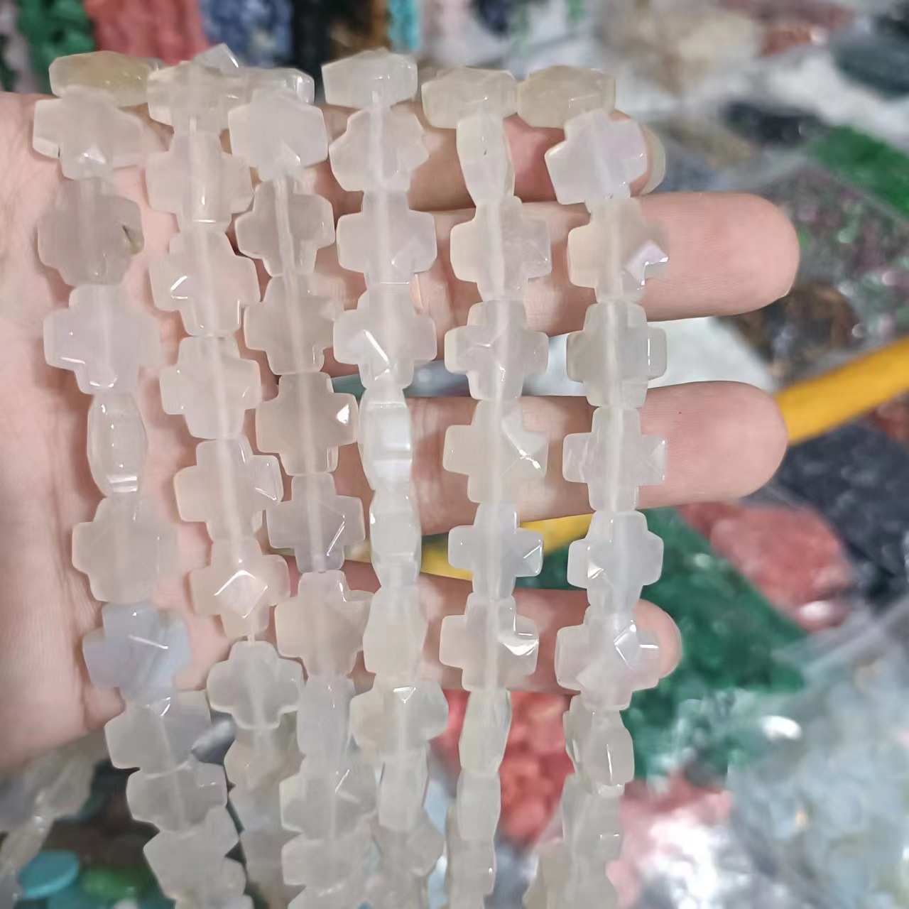 1 agate blanche