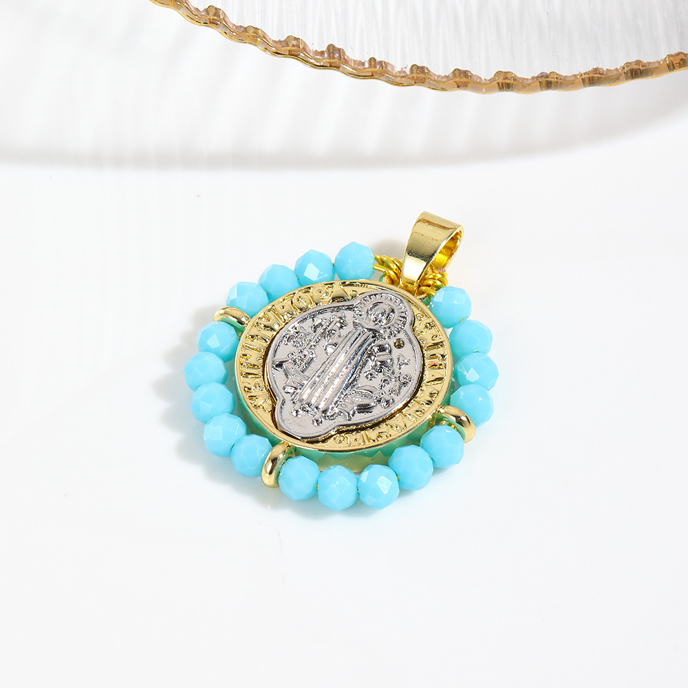 3:Lake blue virgin pendant
