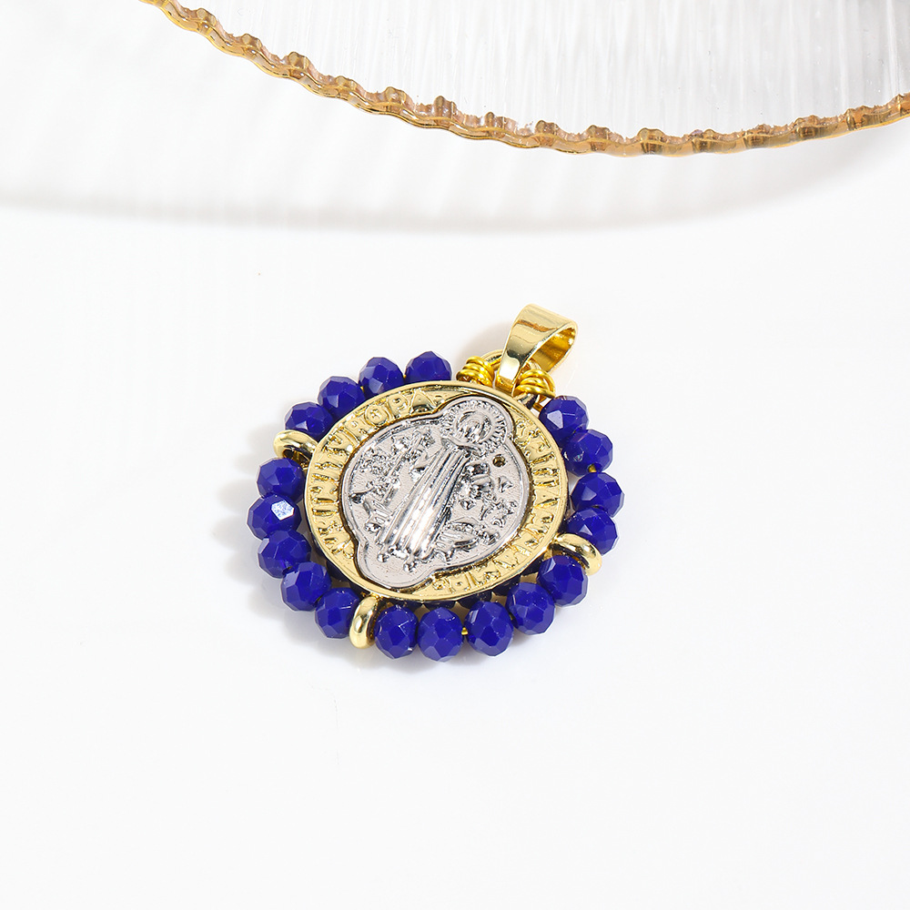 5:Dark blue virgin pendant