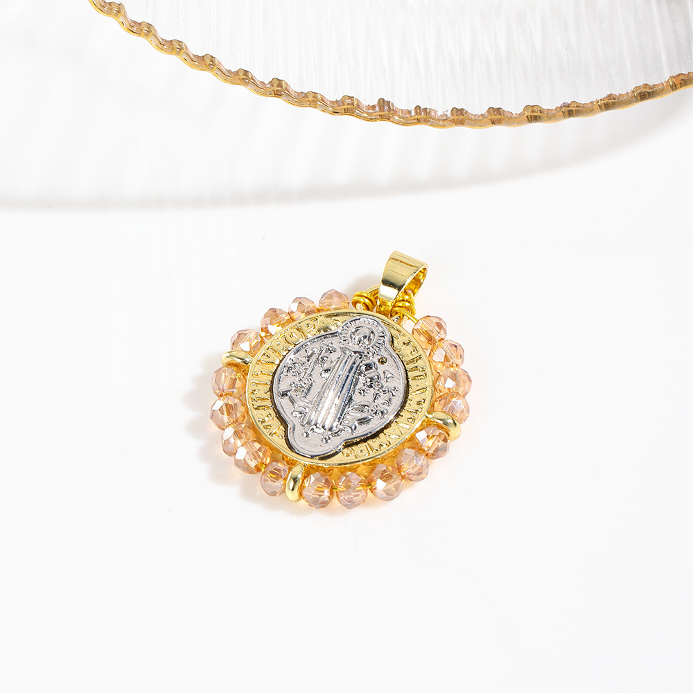 6:Golden yellow virgin pendant