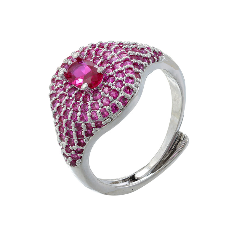 2:White Gold Rose Red Diamond