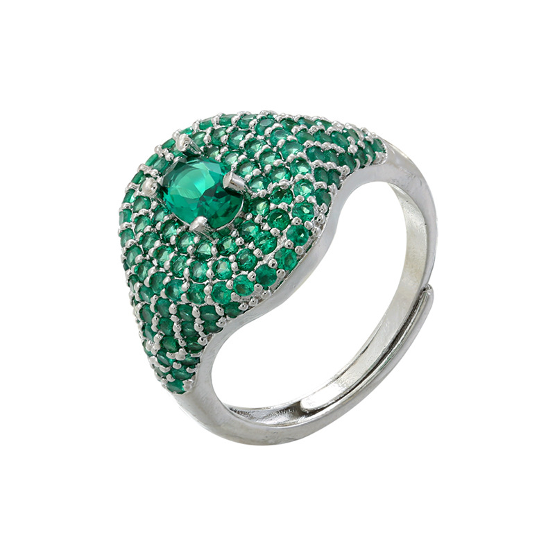 5:White Gold Green Diamond