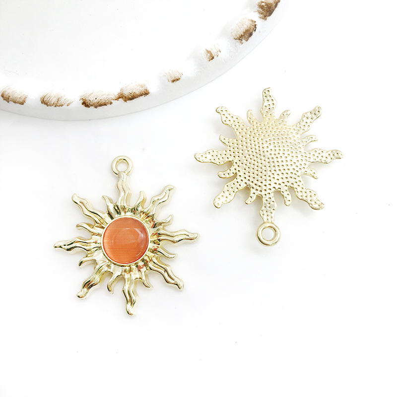 4:1 orange sunflower 27x30mm-15952