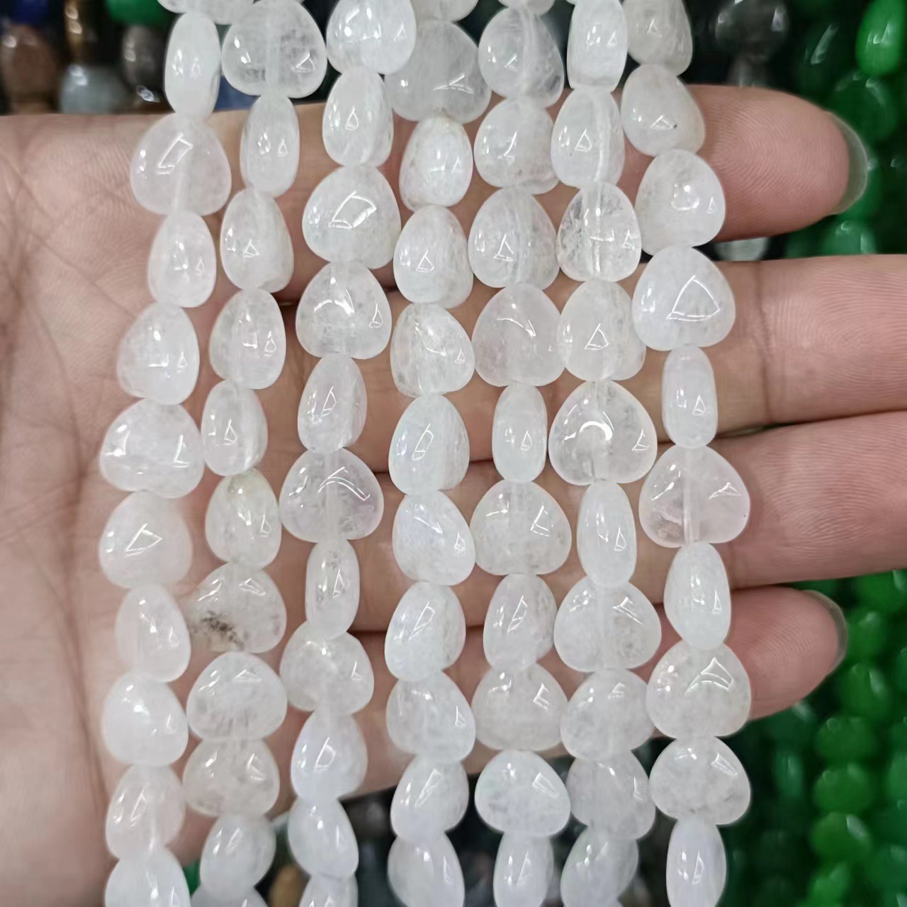 White Crystal 10mm (about 40 pieces)