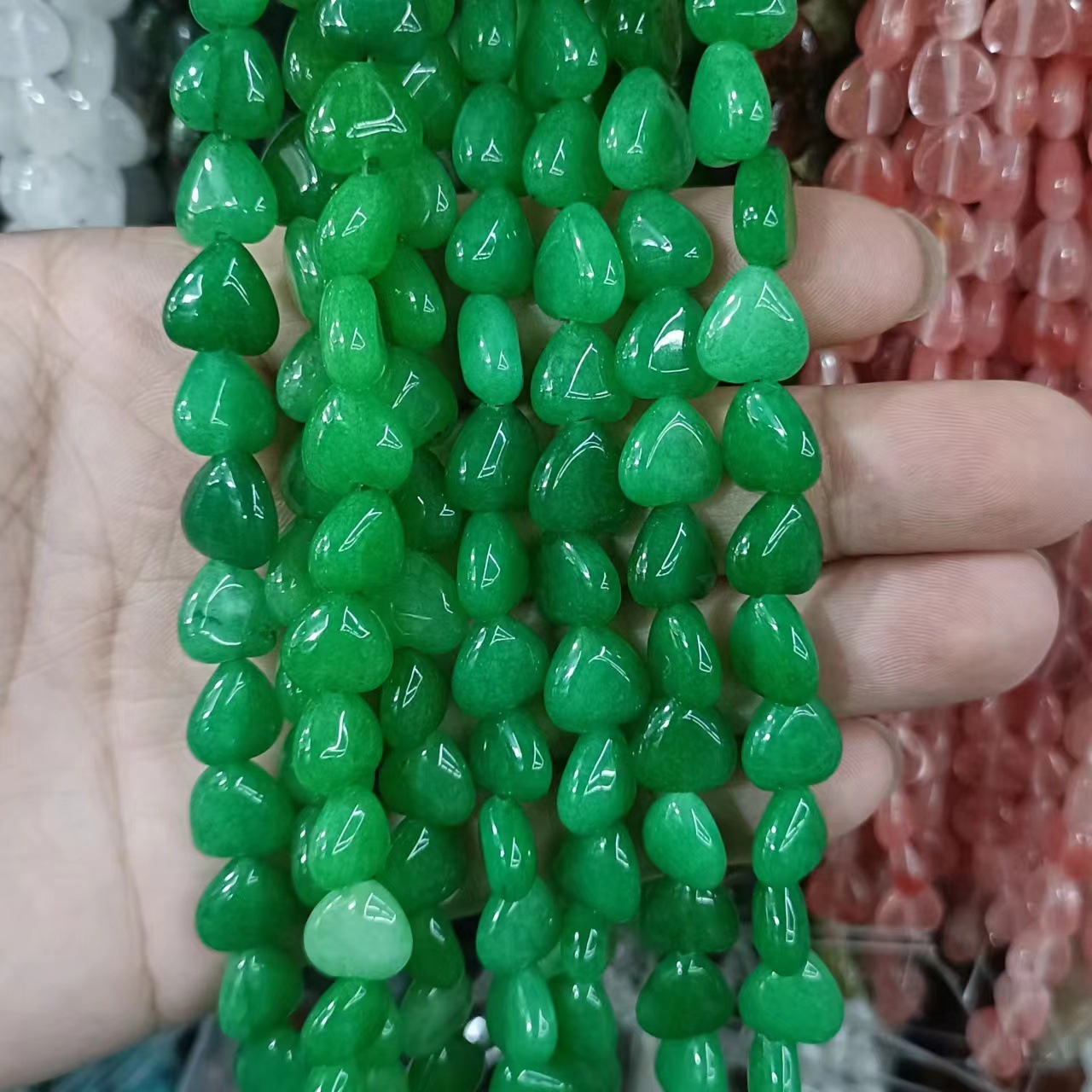 Chalcedony 10mm (about 40 pieces)