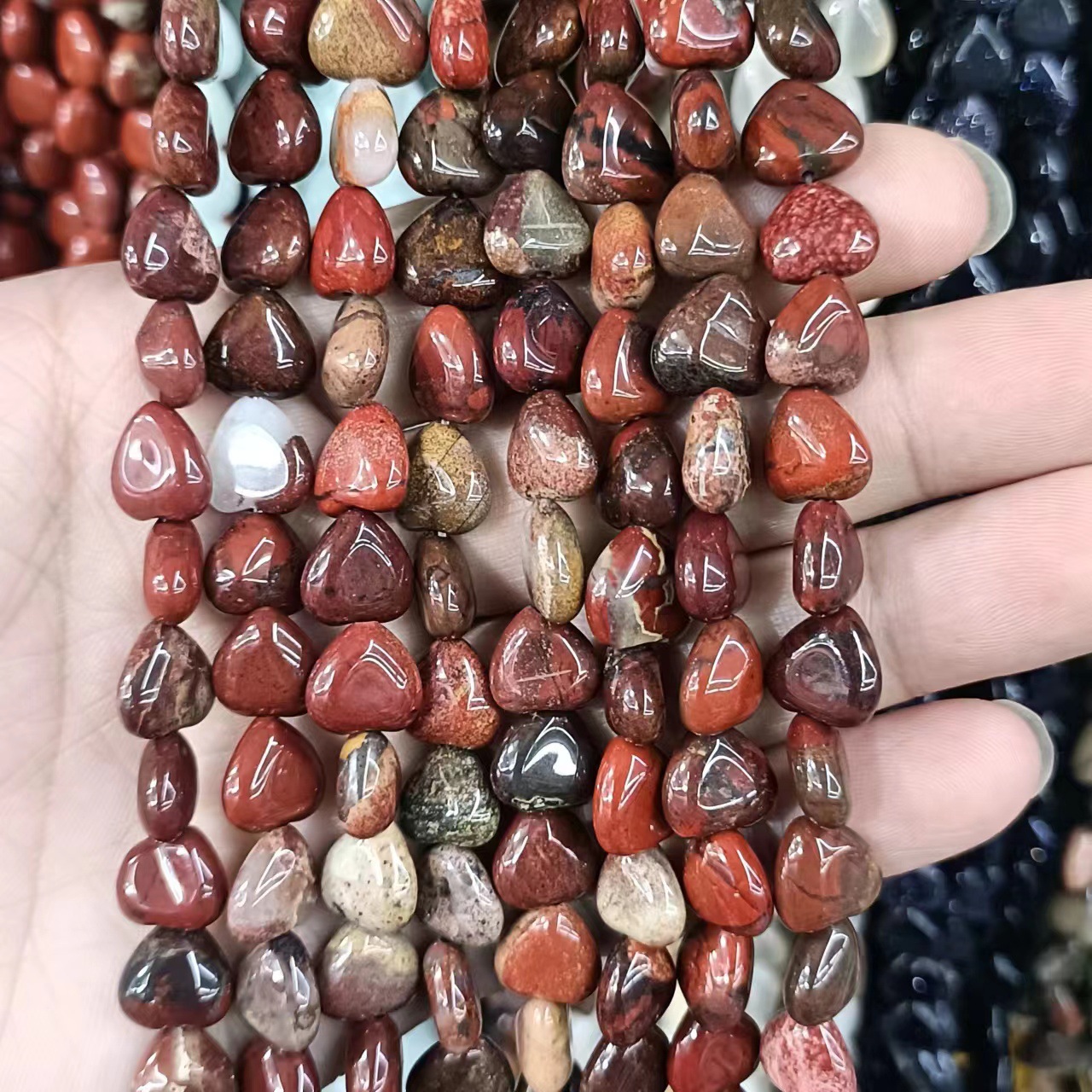 Flower Redstone 10mm (about 40 pieces)