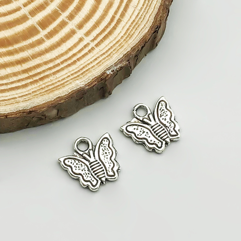 11:1 antique silver butterfly 13*12mm-0.9g-17318
