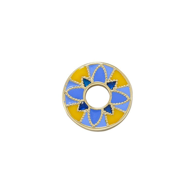 3:Vz468 colorful round petal beads