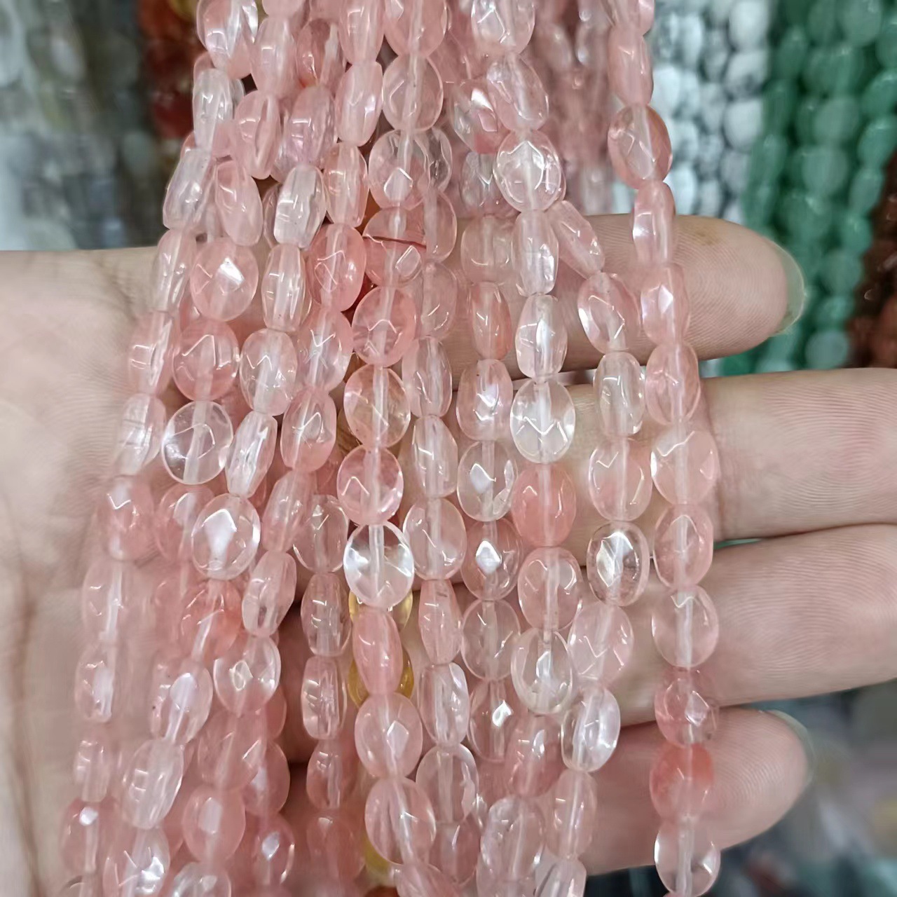 Cherry Quartz 12 * 16mm (about 13 pieces)