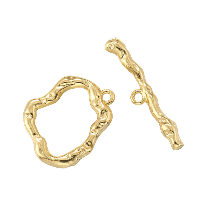 3:Vk278 gold special-shaped hammer pattern ot buckle