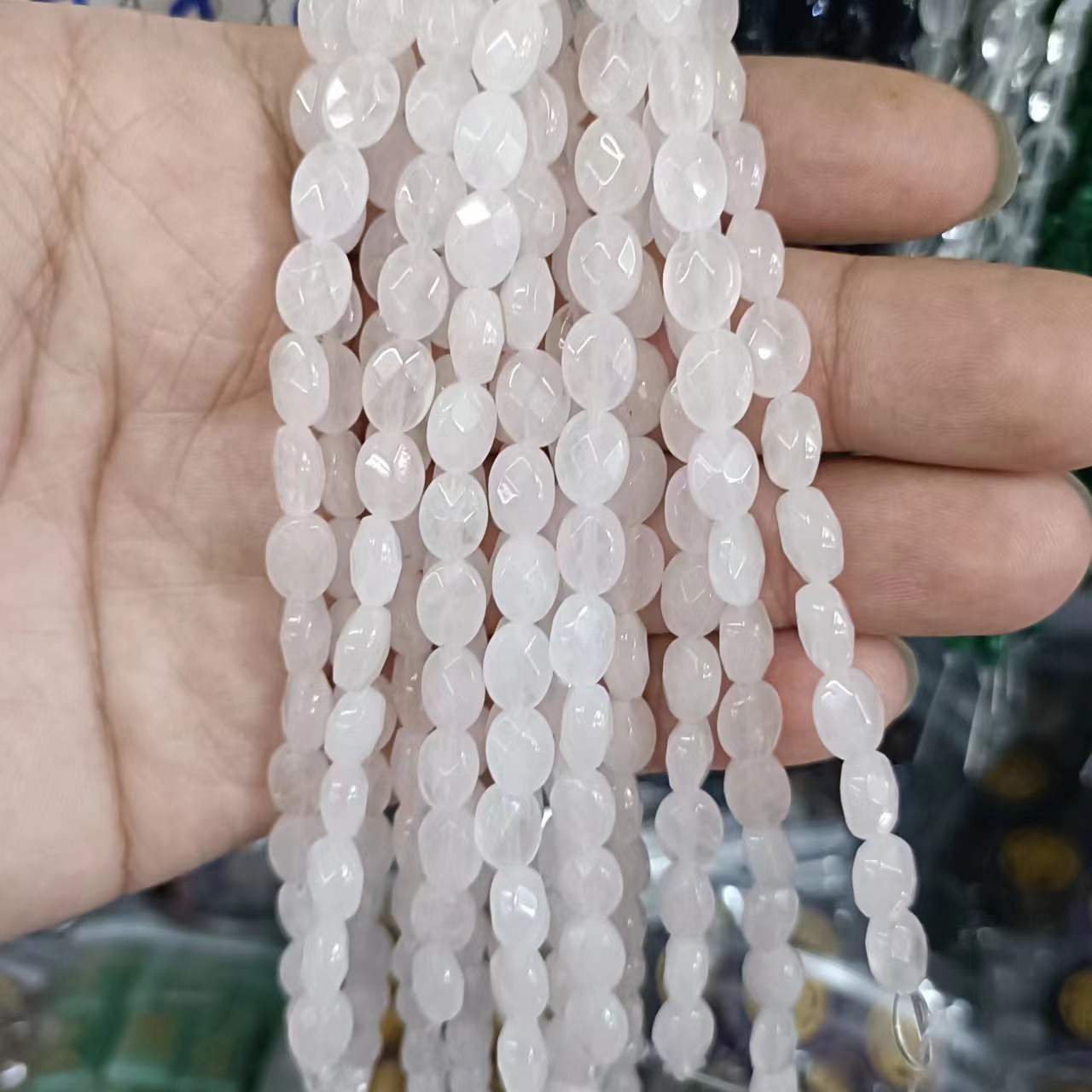 Rose Quartz 6 * 8mm (about 25 pieces)