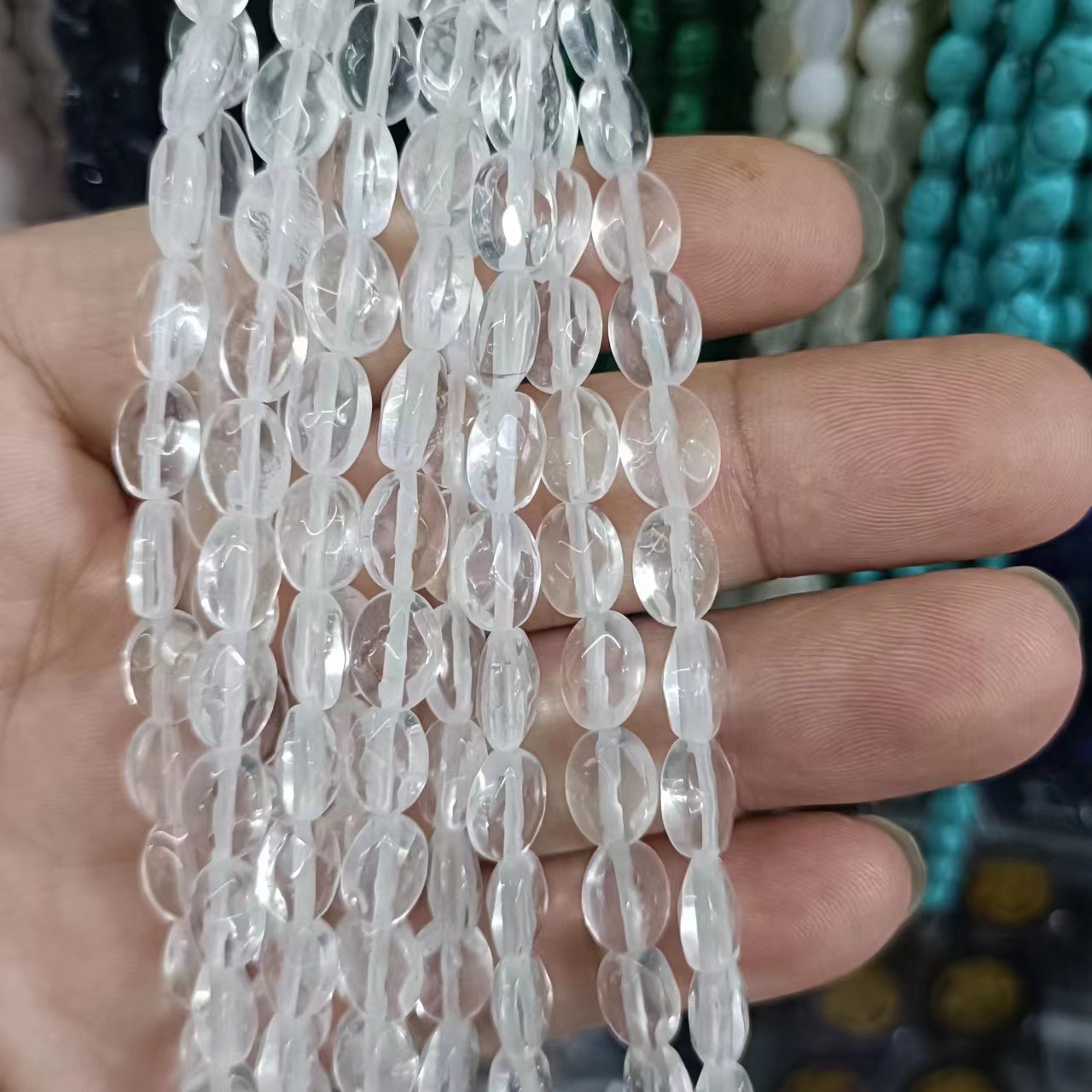 clear crystal 10 * 14mm (about 14 pieces)