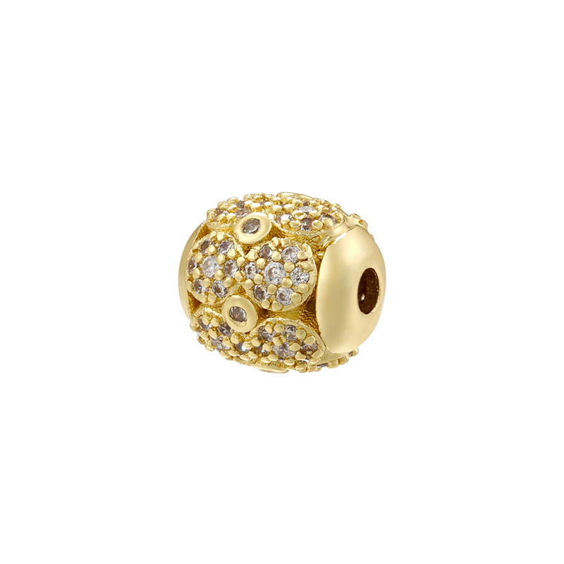 1:Vz464 gold white diamond beads