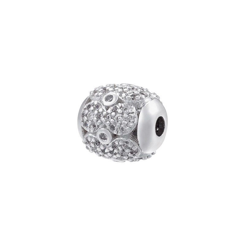 2:Vz464 white gold white diamond beads