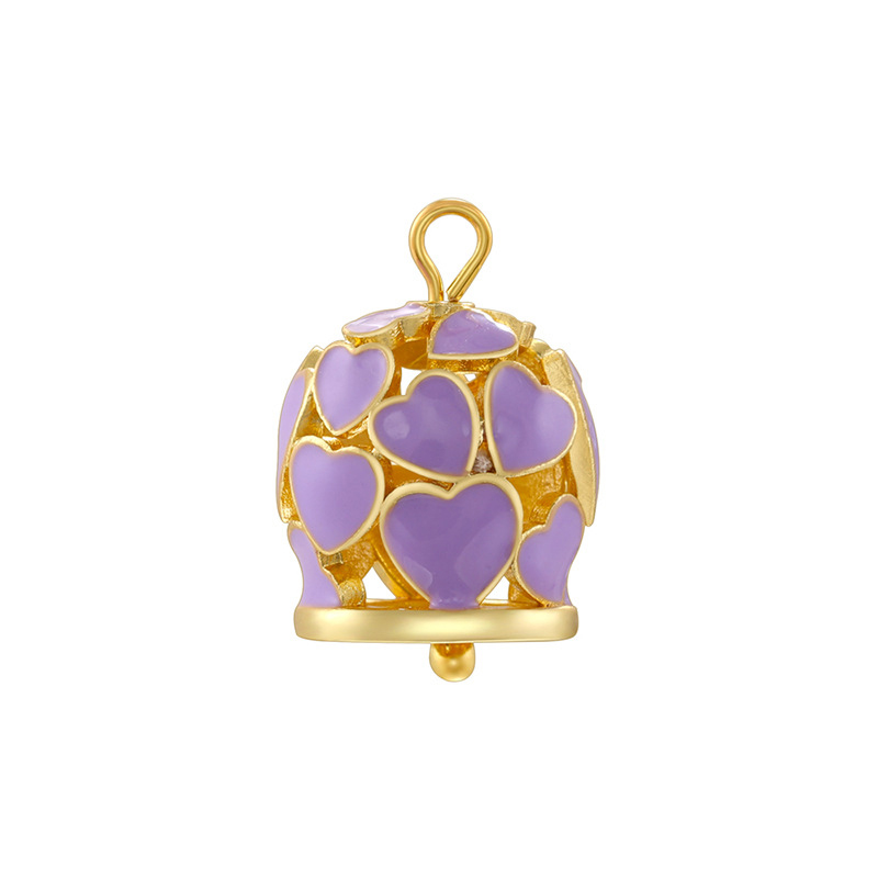 4:Vd1772 purple small love bell