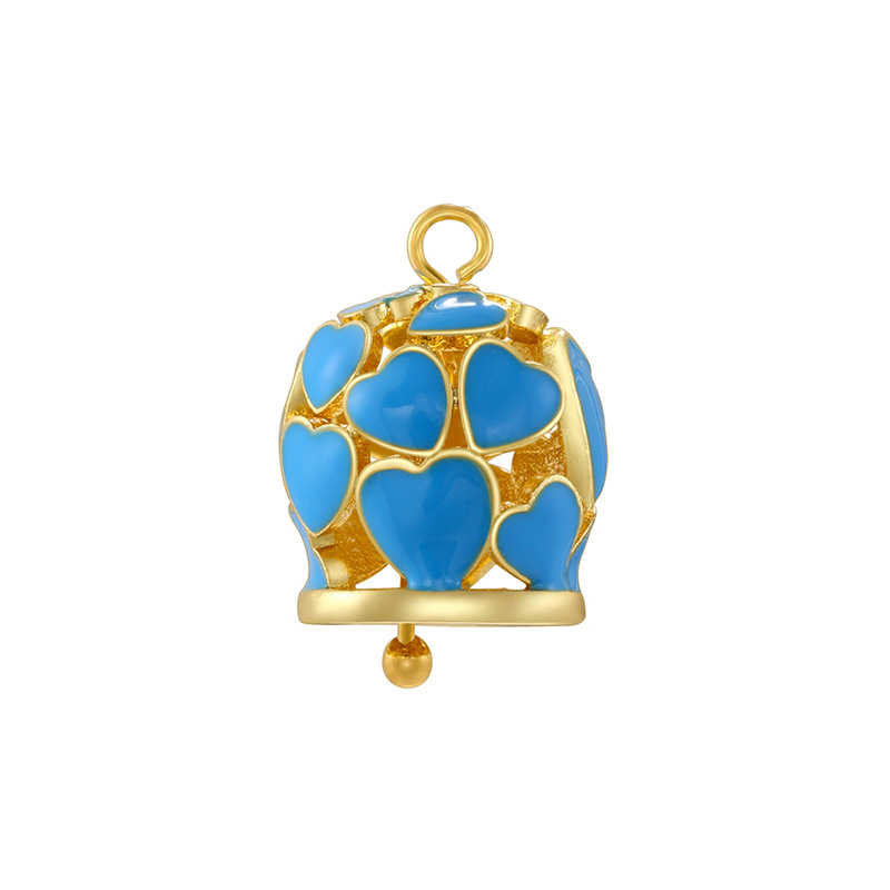 10:Vd1773 blue large love bell