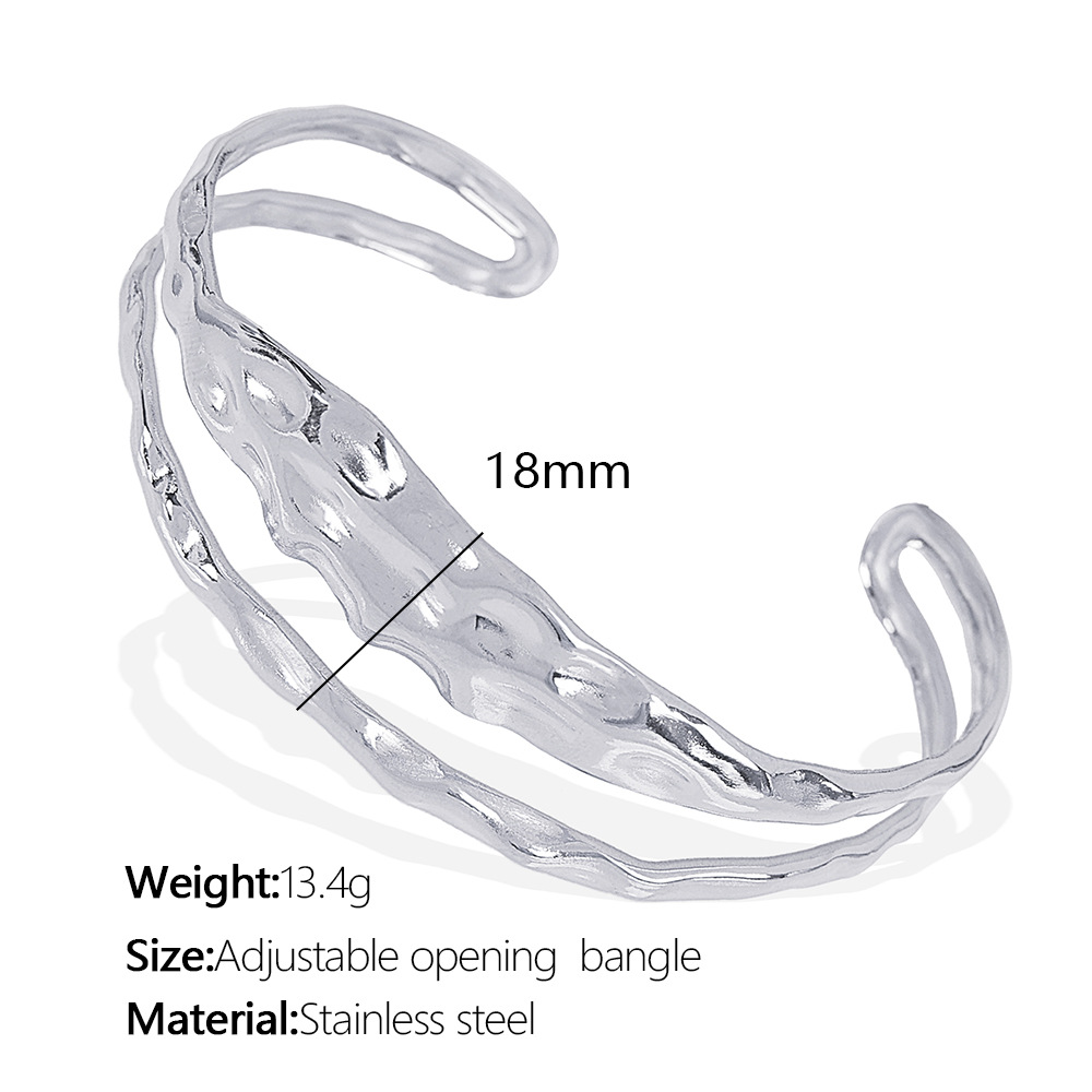 4:Sz151 adjustable silver bracelet
