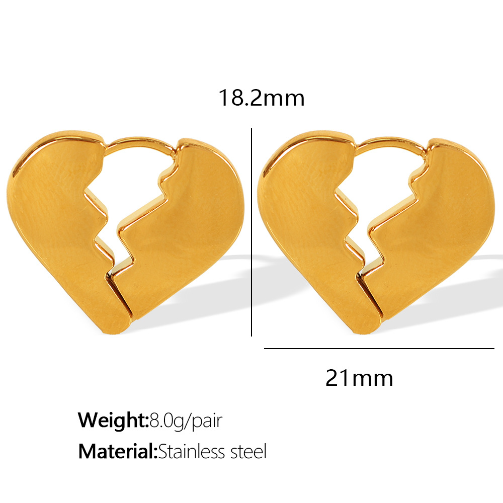 1:Eh676 gold earrings