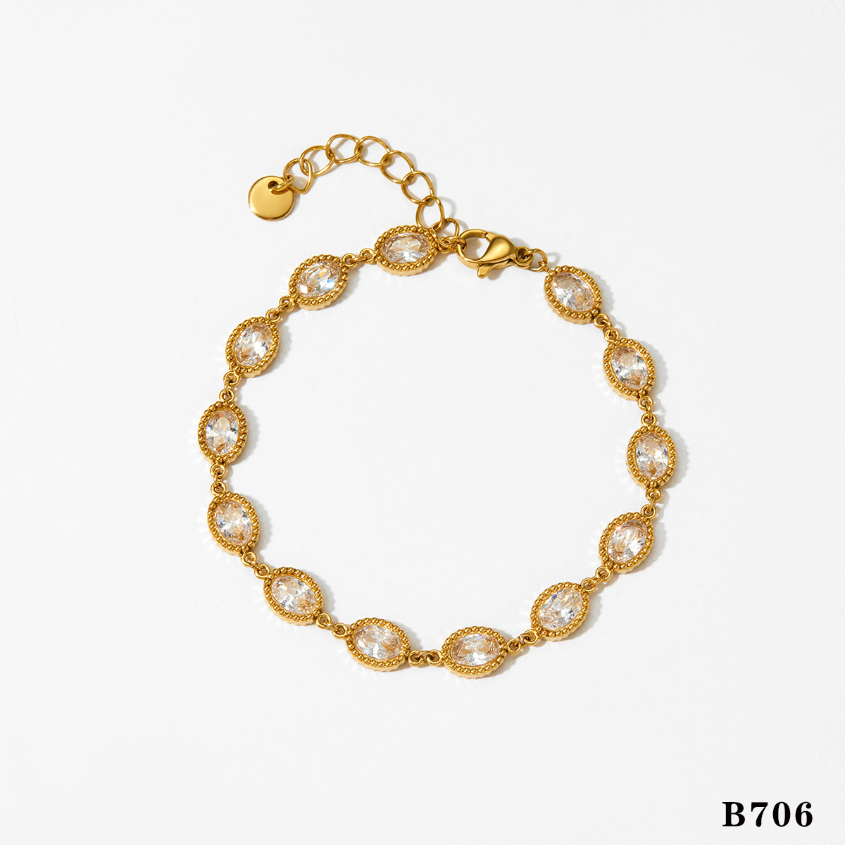 1:Gold bracelet b706