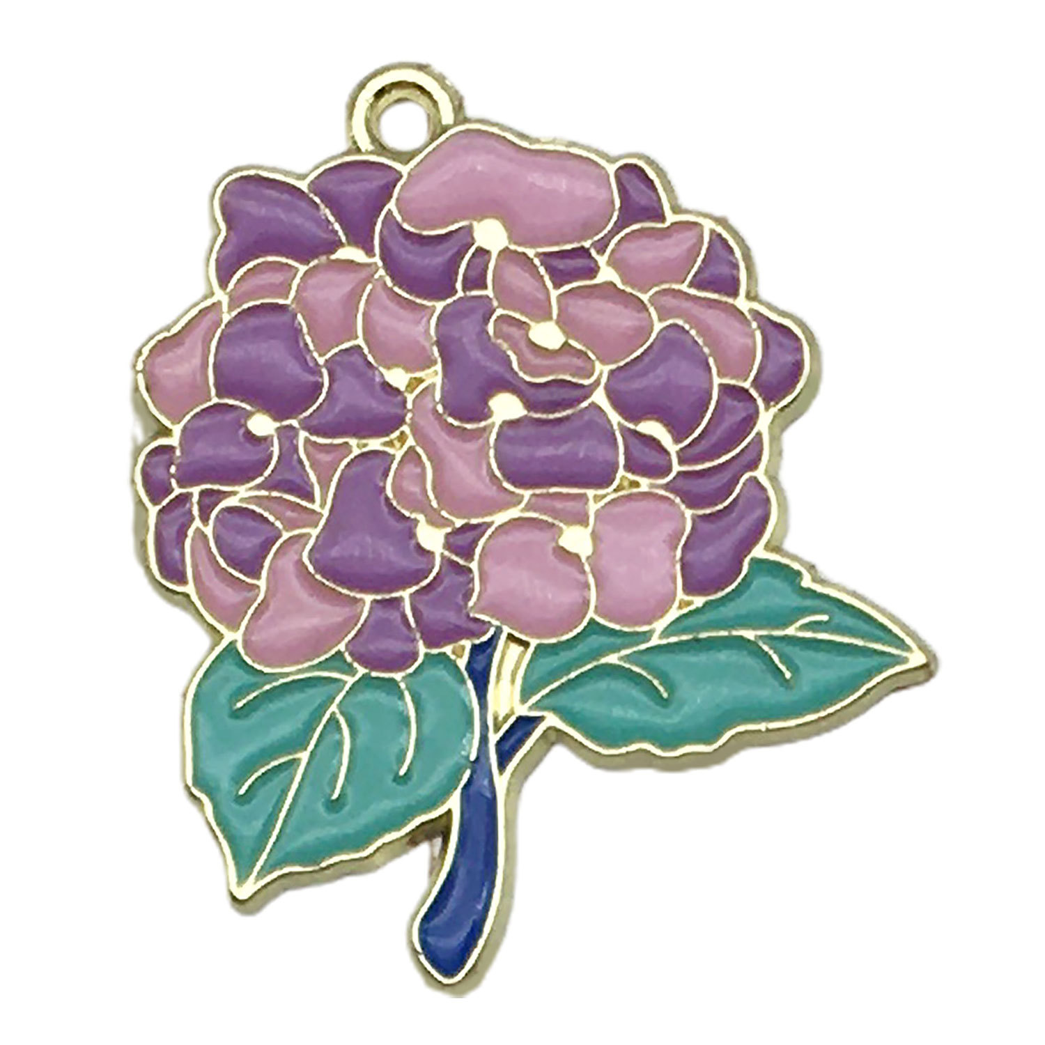 3:1 purple-pink oil dripping flower ball 32x29mm-3.7g-19169