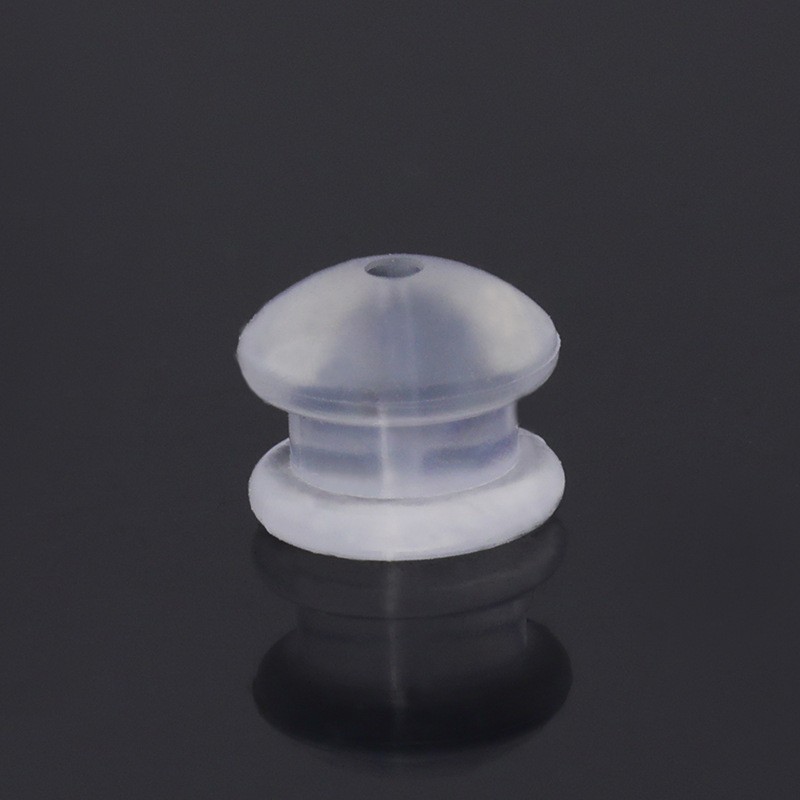 6:Transparent Hamburg-shaped Ear Plug (Medium)