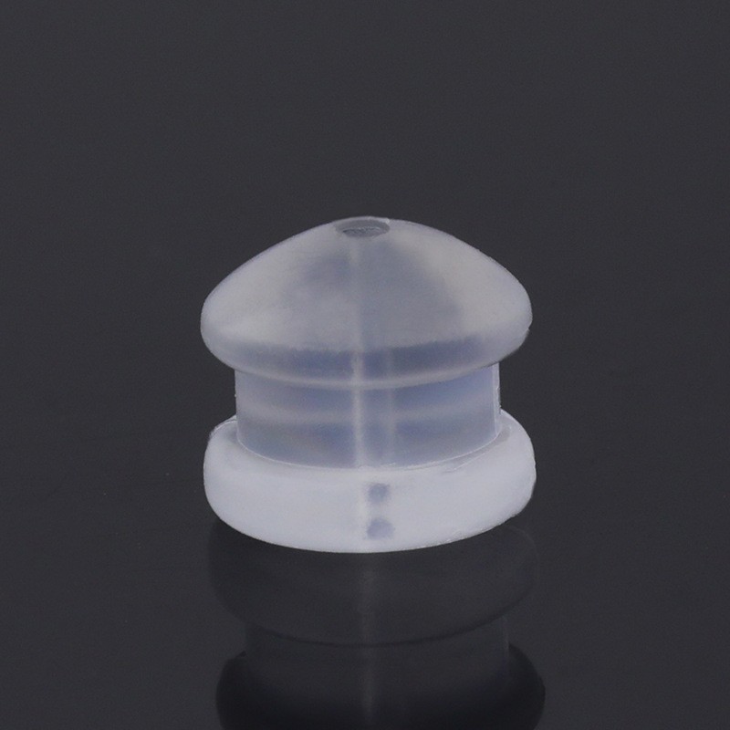7:Transparent Hamburger-shaped Ear Plug (Large)