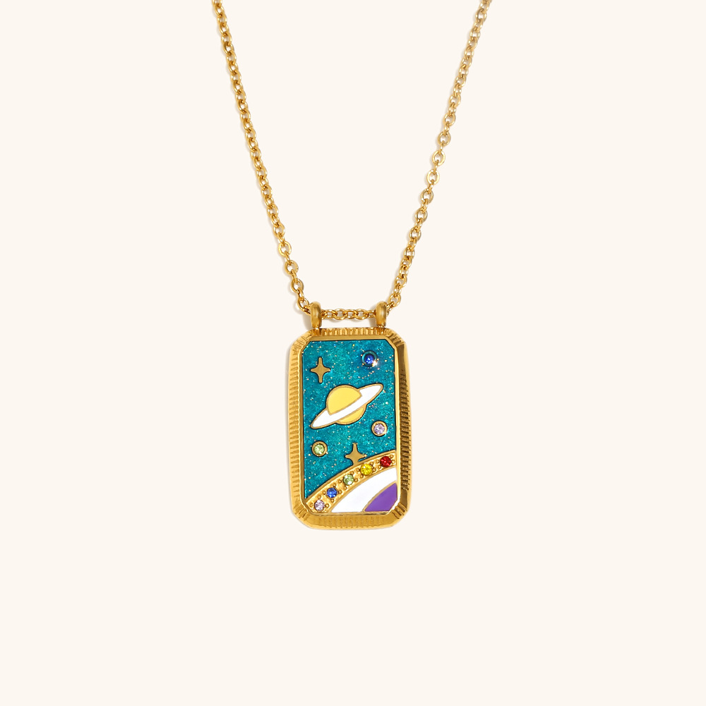 6:Oil drop tarot cards-cosmic