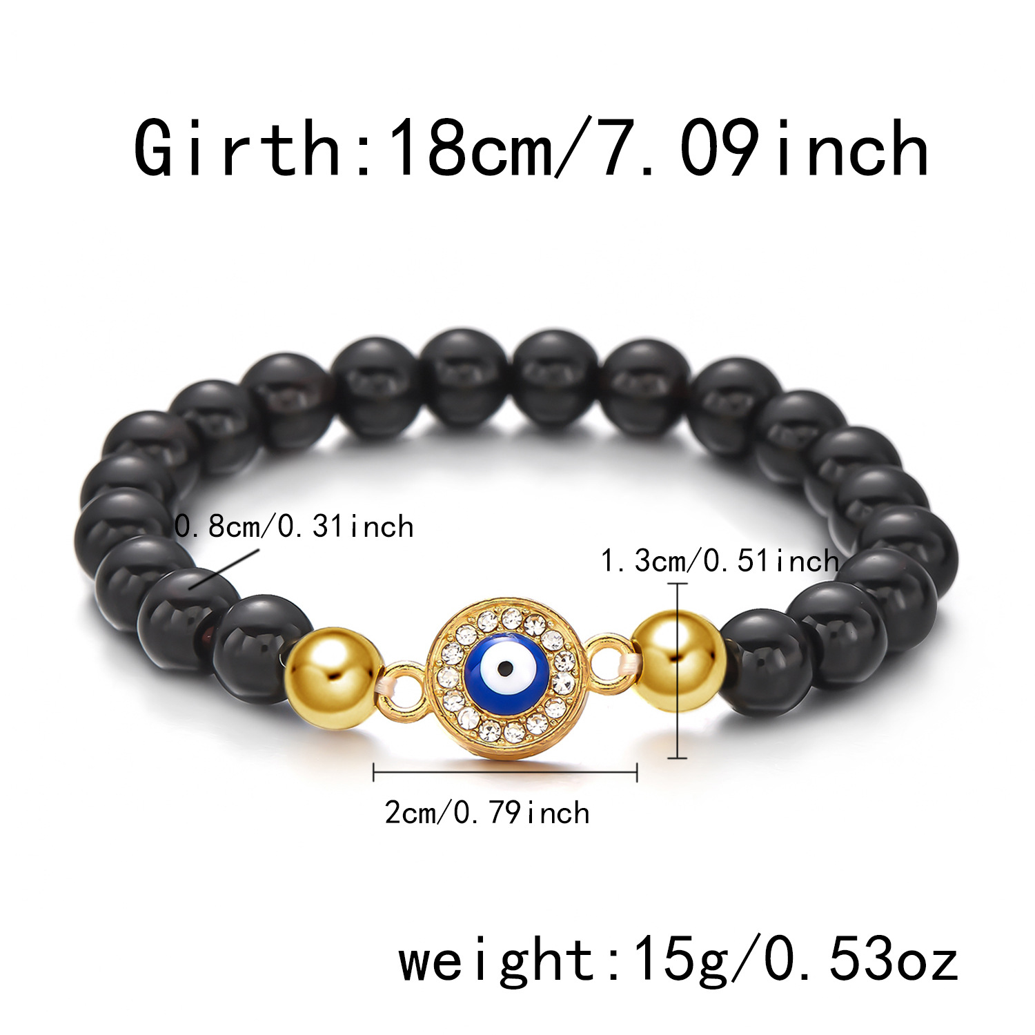 3:Devil s eye diamond bracelet