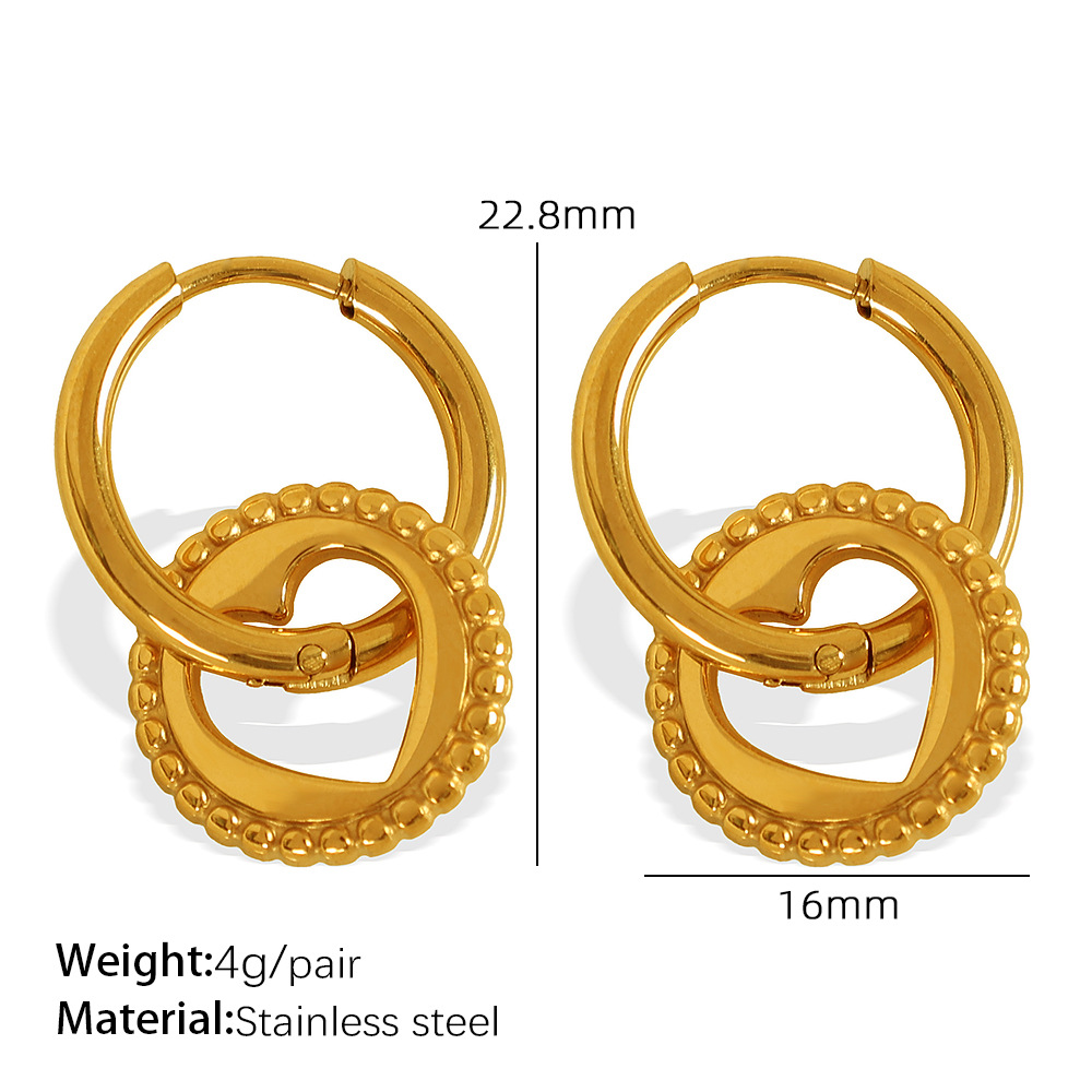 1:Eh696 gold earrings