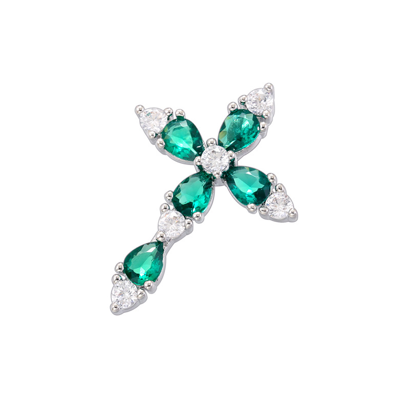 7:White Gold Green Diamond