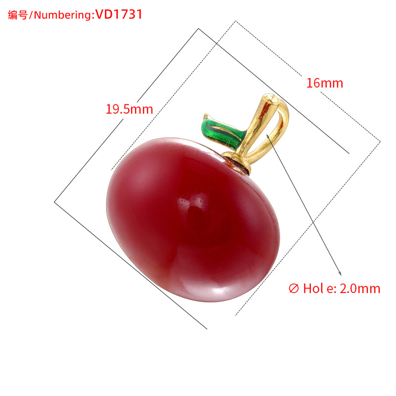 1:Vd1731 red large apple