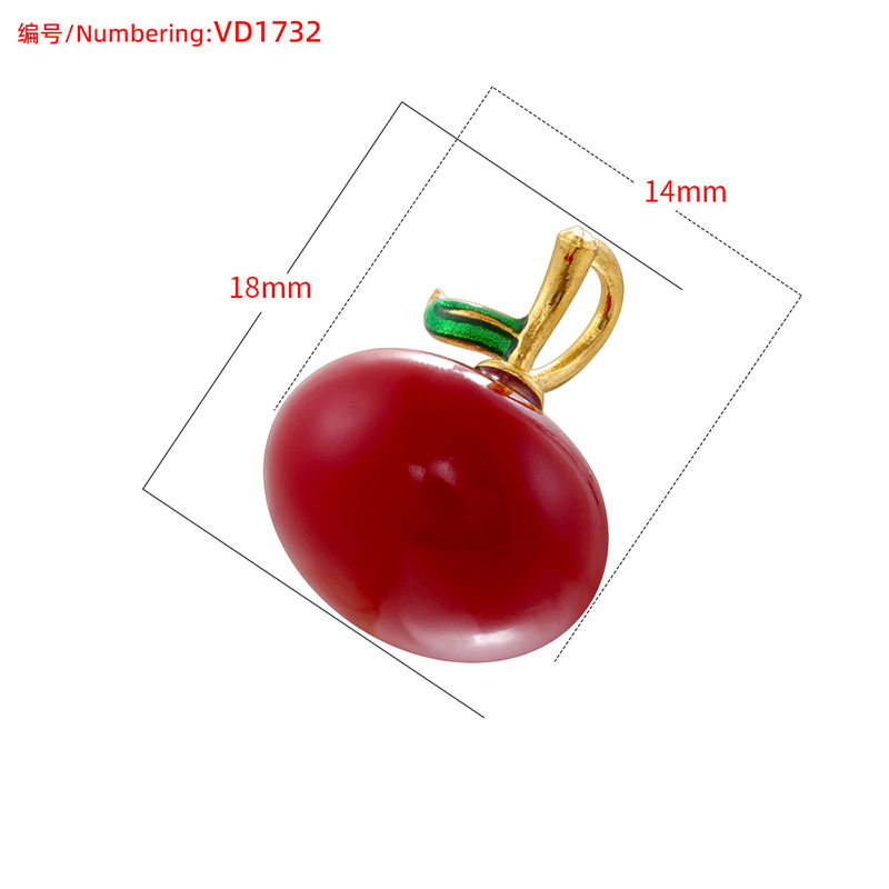 2:Vd1732 red medium apple