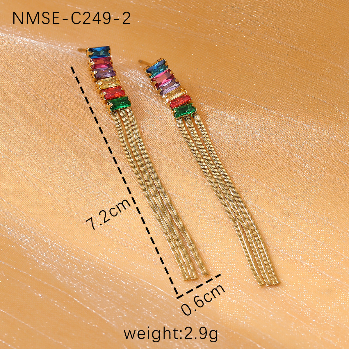 2:NMSE-C249-2 gold-colored diamond