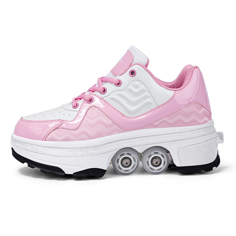 DF09 Four-wheel retractable pink