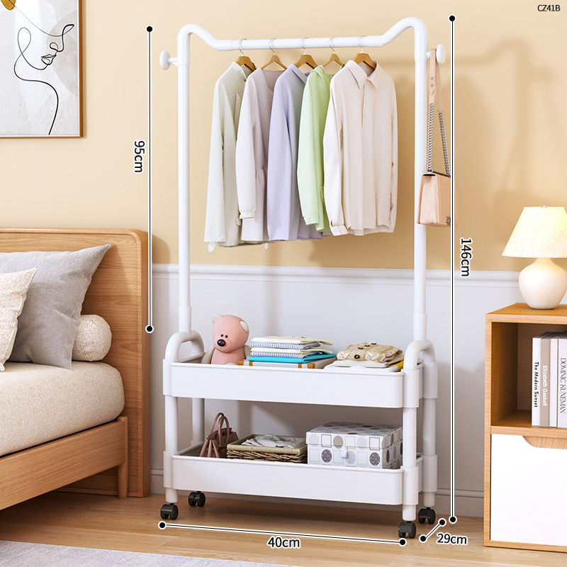 40cm model [clothes basket] double layer white [plastic model]