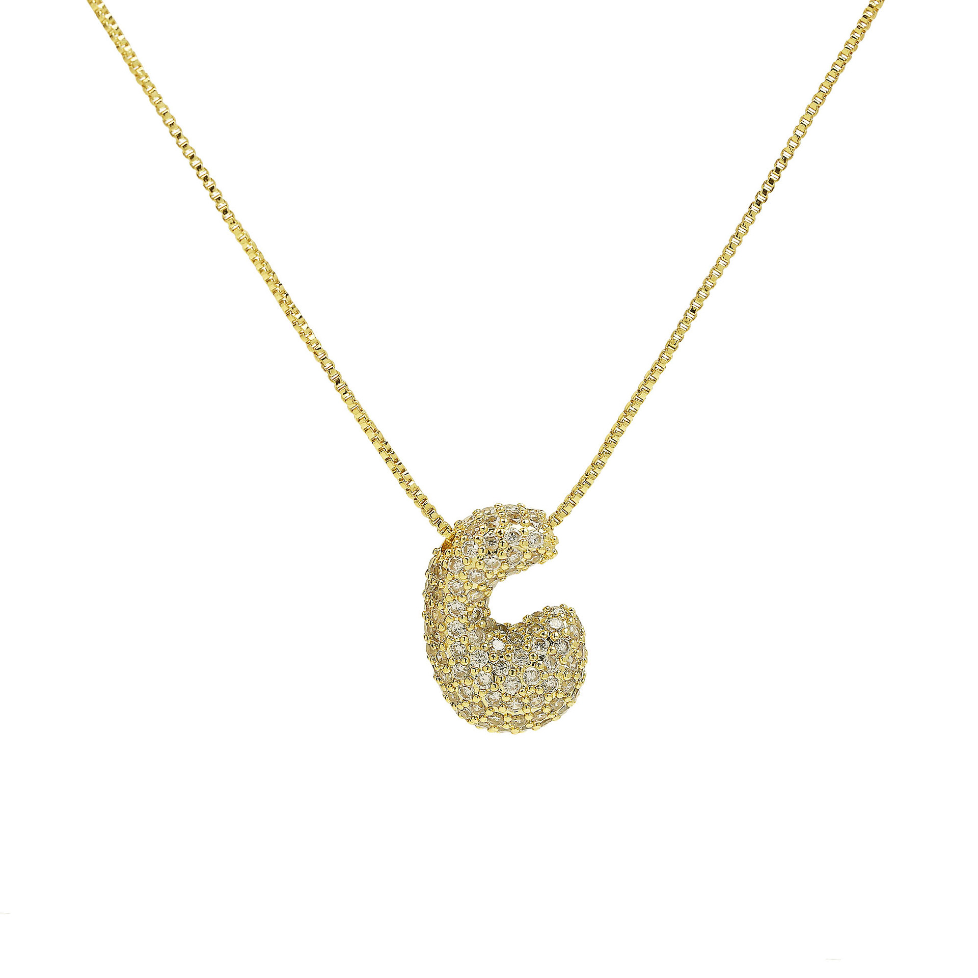 3:Gold necklace c