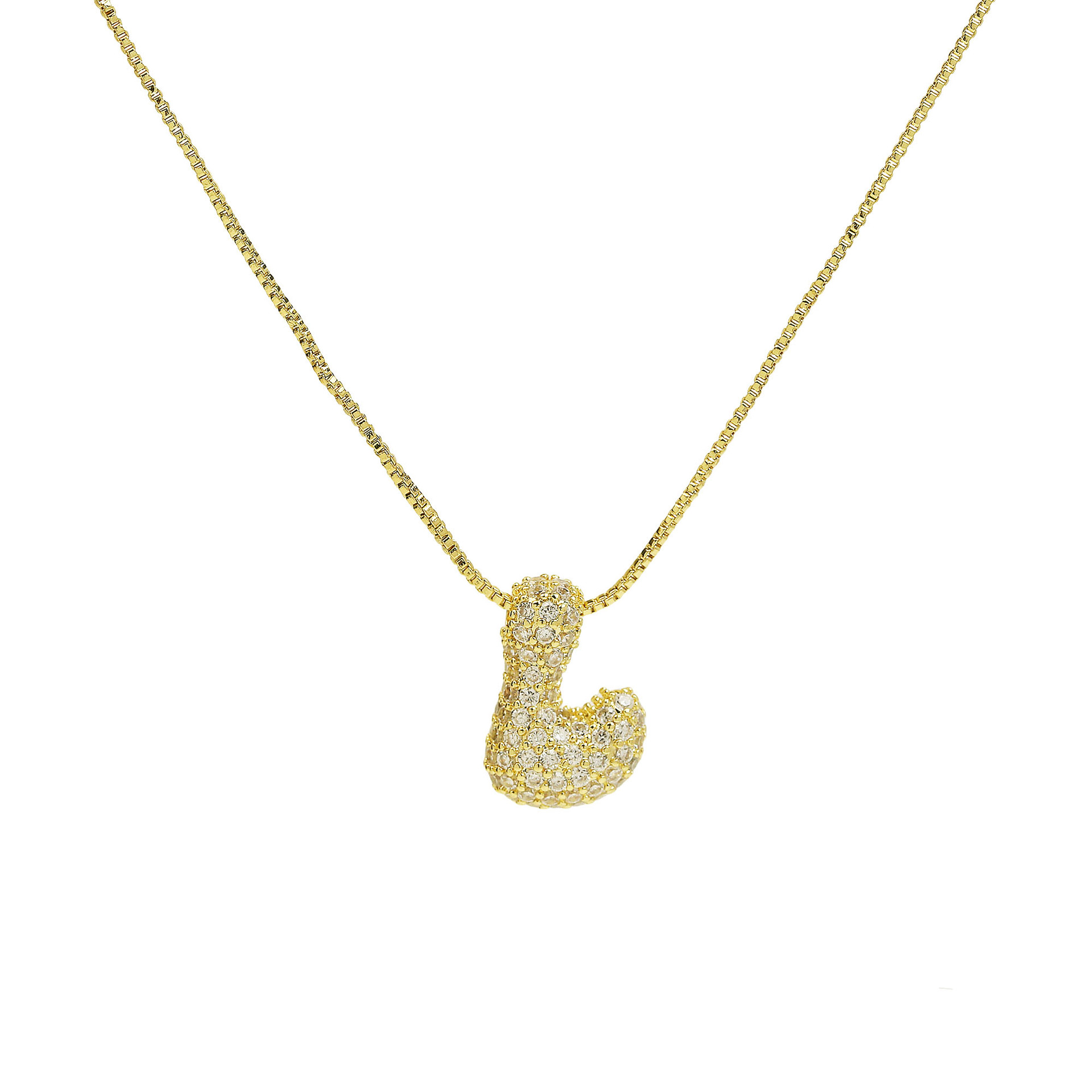 12:Gold necklace l