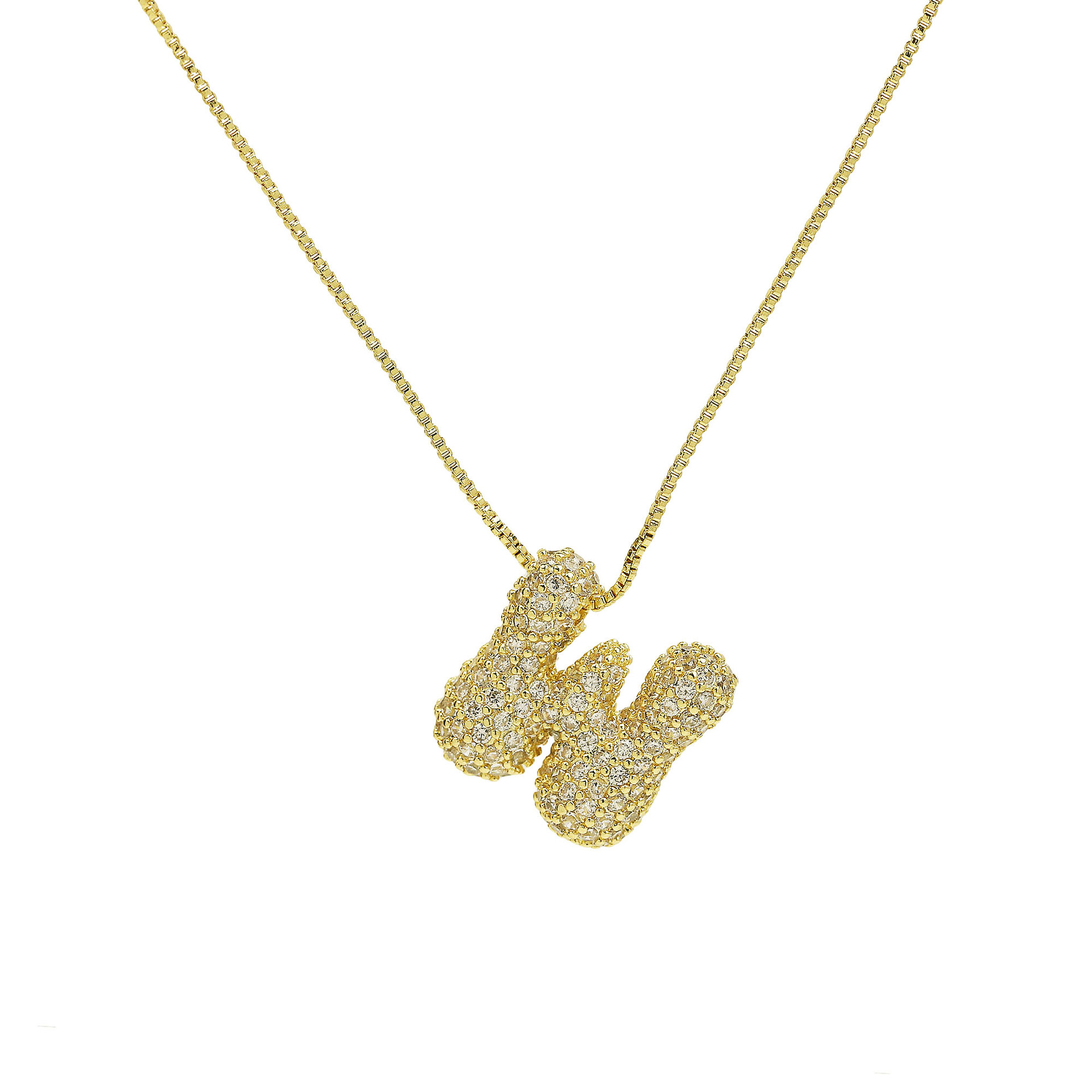 23:Gold necklace w