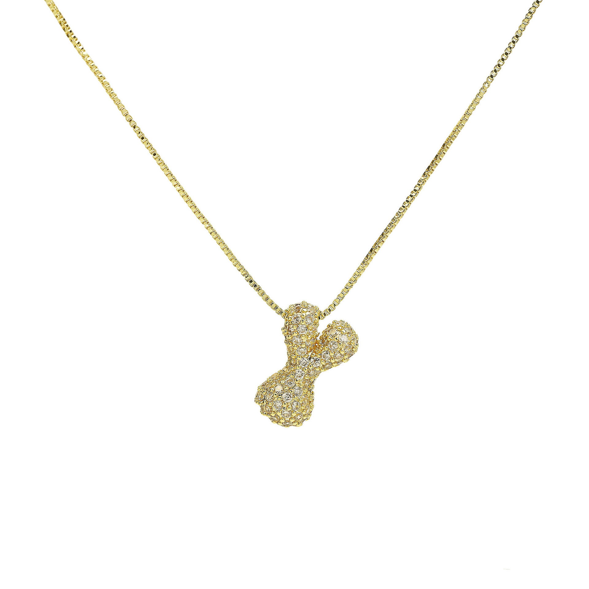25:Gold necklace y