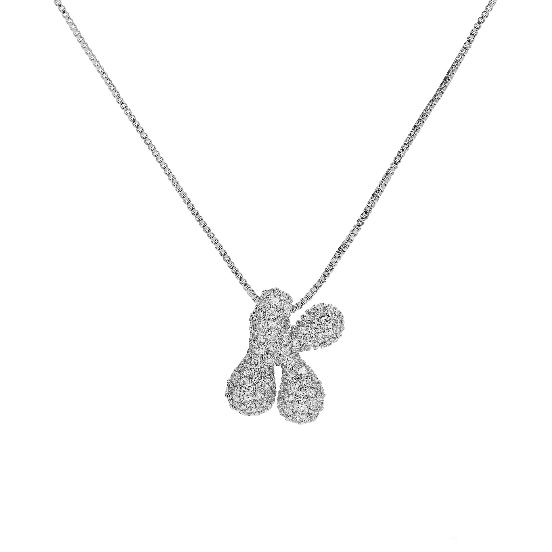 37:Silver necklace k