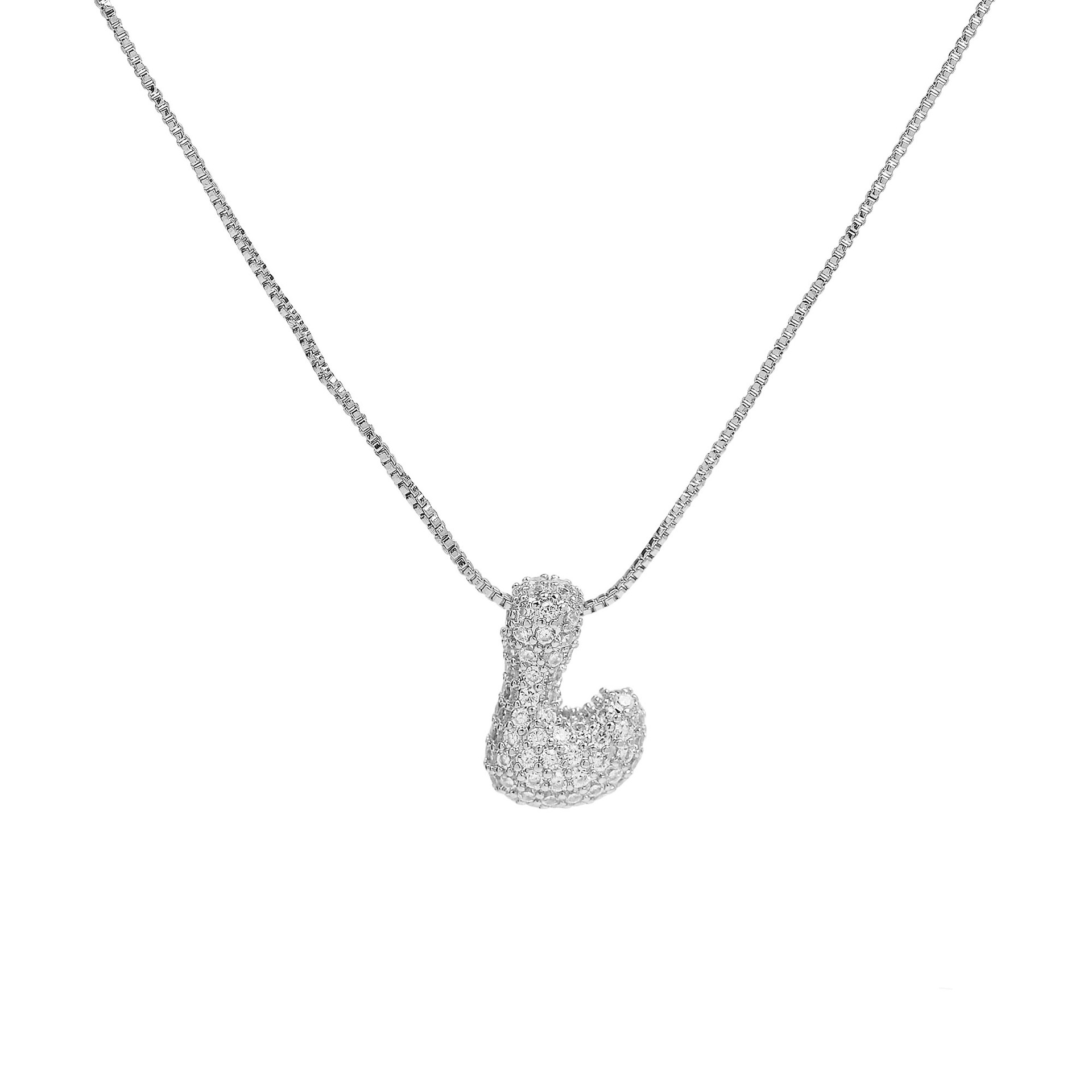 38:Silver necklace l