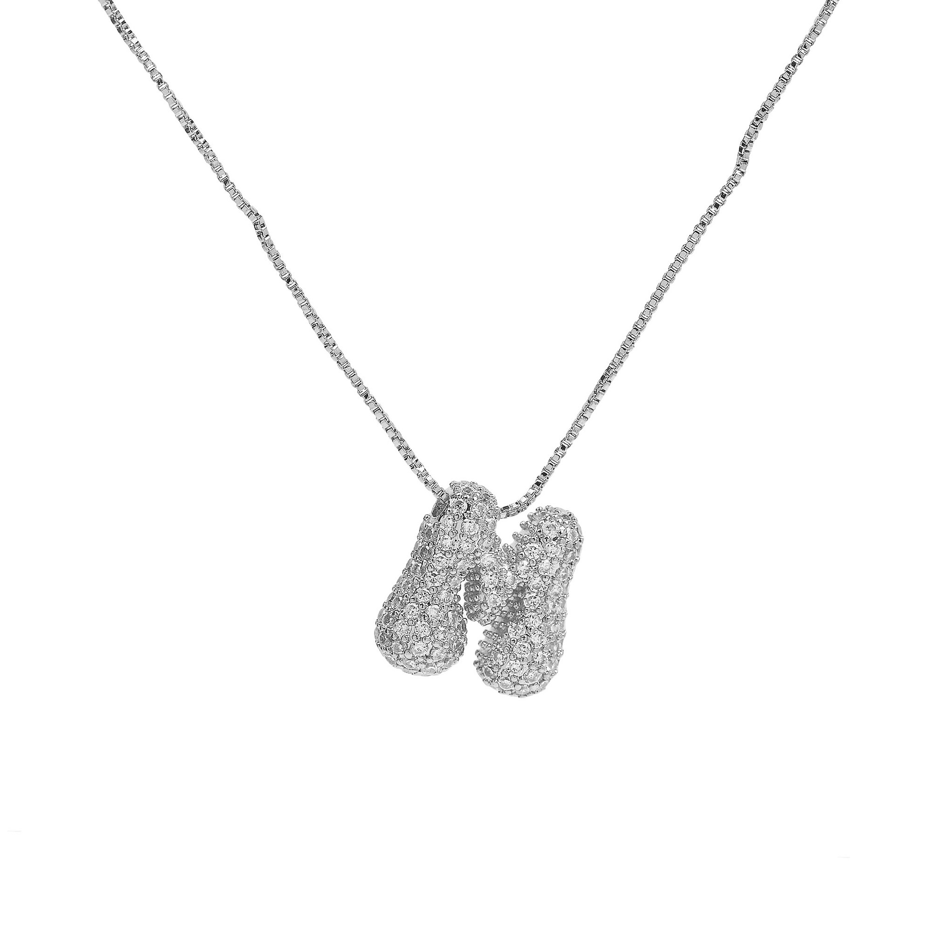 39:Silver necklace m